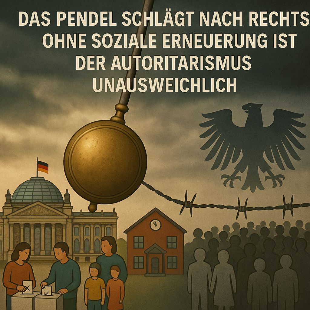 Das Pendel schlägt nach rechts: Ohne soziale Erneuerung ist der Autoritarismus unausweichlich